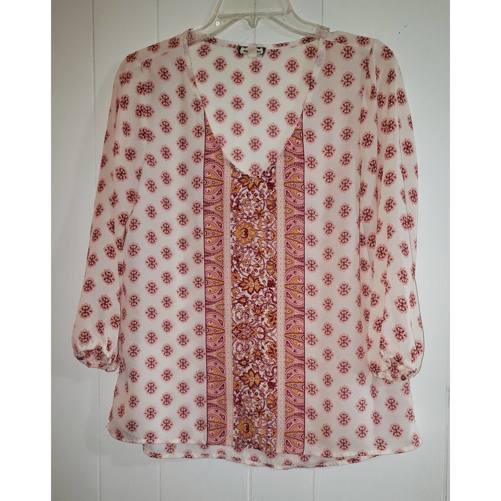 Eyeshadow size small pink / multicolored blouse